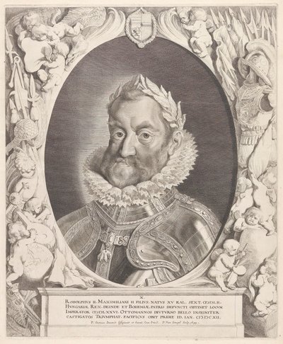 Portrait of Emperor Rudolph II with Laurel Wreath by Pieter van Sompel